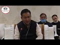 Press conference by HCM Shri Prem Singh Tamang Golay on 6th May 2020 at Samman Bhawan Press conference by HCM Shri Prem Singh Tamang Golay on 6th May 2020 at Samman Bhawan