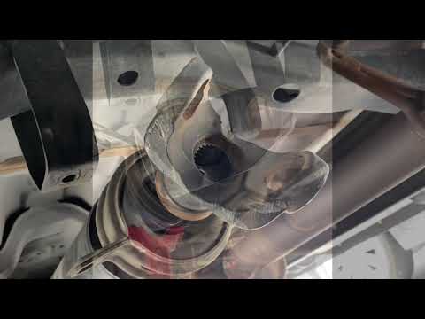 Carrier bearing and u-joint replacement 2006 Tundra Double Cab