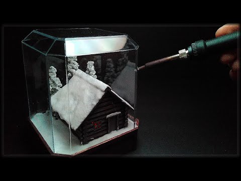 Making a log cabin (Voice Over Diorama) (Idea from @boylei hobby time)