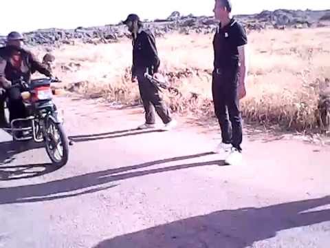 العقيد مروان الحمد قائد المجلس العسكري في السويداء في جولة تفقدية على التشكيلات العسكرية المرابطة بين منطقة درعا والسويداء