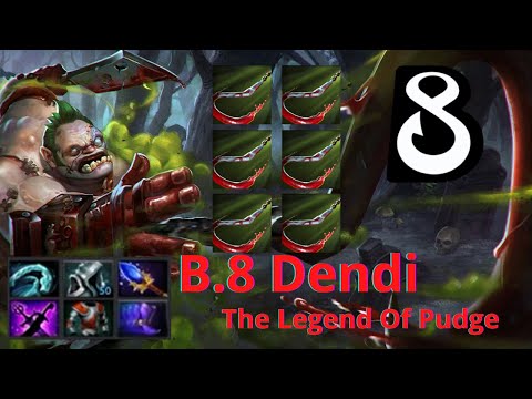 B8.Dendi [ Pudge ] Pro Gameplay Legend Of Pudge