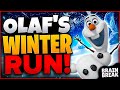 Olaf's Winter Run! - A Winter Brain Break Activity | Christmas Games For Kids | GoNoodle Games