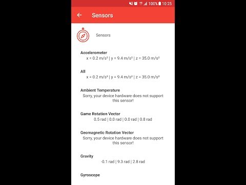 Monitor the Sensors of your Android Smartphones and Tablets