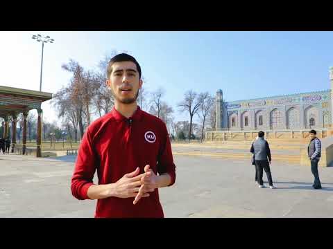 Kokand, The Palace of Khudayar Khan. Коканд, Дворец Худаяр-хана. Kokand University Students. TZ-1-19