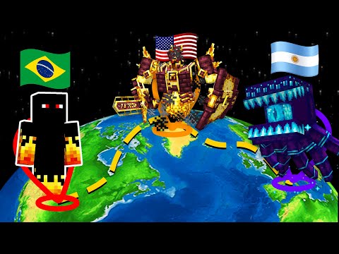 🌎 Último Vivo Ganha no MODO DOMINAÇÃO do MINECRAFT - O Filme