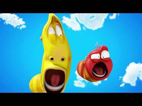 Amarillo y rojo cayendo del cielo | LARVA | Wildbrain Niños