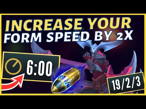 GUARANTEED INCREASE YOUR FORM SPEED BY 2X WITH THIS STRATEGY! | Challenger Kayn - League of Legends
