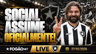 FOGÃONET LIVE: SOCIAL OFICIALIZA COMPRA DAS AÇÕES DA SAF BOTAFOGO | TEXTOR CONTESTA