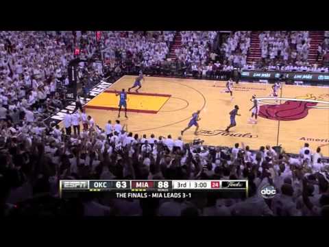 Mike Miller Seven 3 pointers Game 5 of 2012 NBA finals