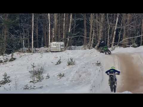 Training at Arlanda's motocross track 2023-01-07