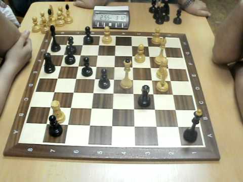 1.1 Chess blitz game - šachy-bleskový turnaj Štětí - Stefan vs Petr