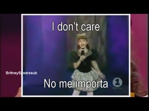 Britney Spears - I Don't Care (Star Search 1992) - Subtitulos Español Inglés
