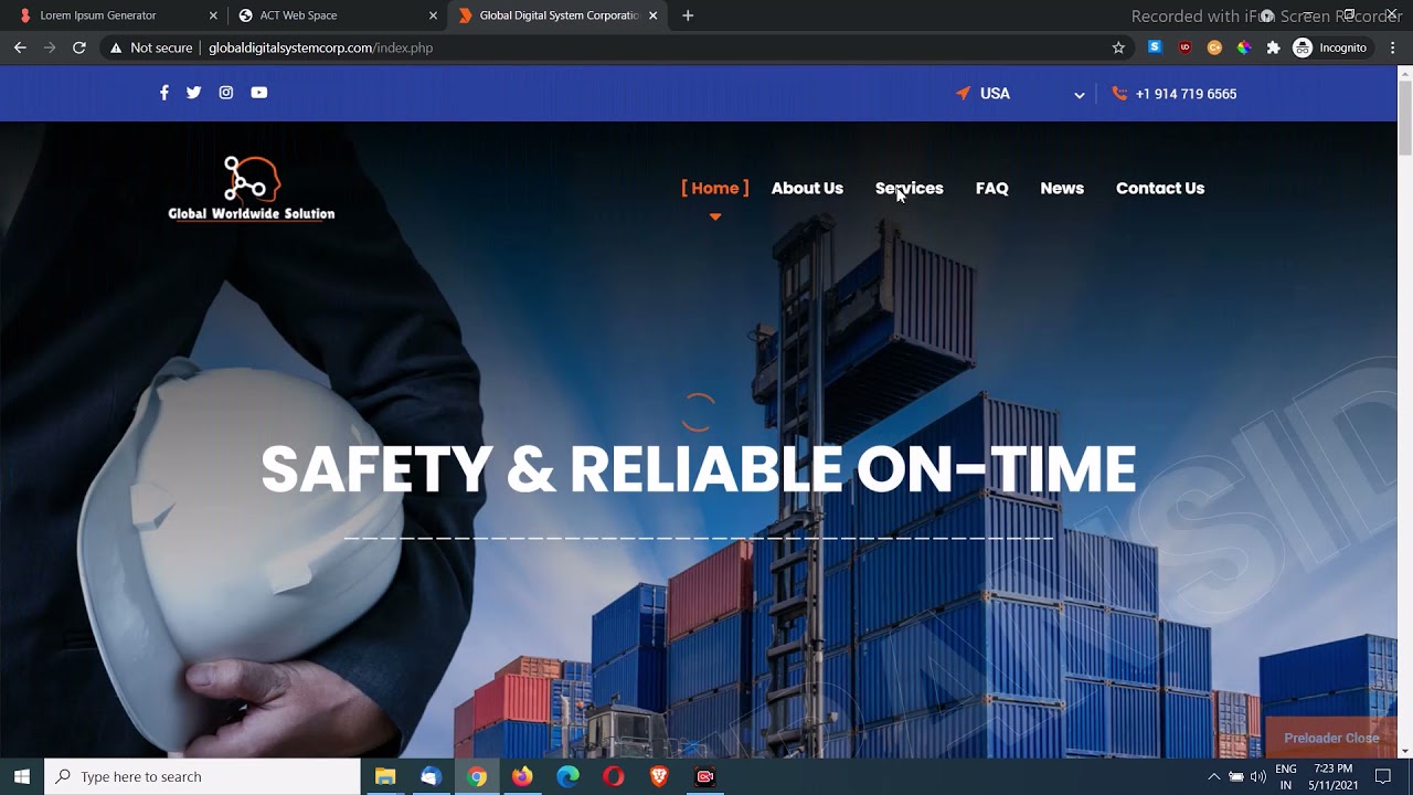 PHP Dynamic Website Demo - English