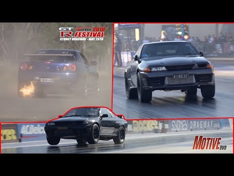 GT-R OVERLOAD with over 200 Godzillas!  - 2018 GT-R Festival