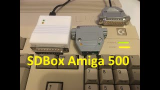 SDBox v2A for Commodore Amiga computers Micro SD on Parallel port