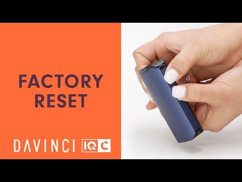 Part of a video titled How To Do A Factory Reset on Your IQC Vaporizer - YouTube