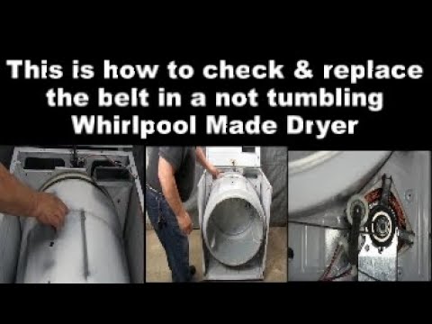 Whirlpool Dryer Drum Not Spinning - The Belt
