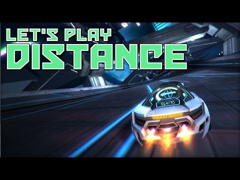 Let's Play Distance - Dystopian Future Racing Game