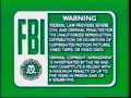 FBI Warning Screens Green