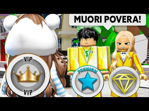 MI FINGO POVERA DA VIP PER TESTARE I GIOCATORI DI BROOKHAVEN ROBLOX!
