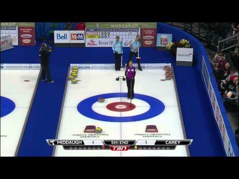 Carey vs Middaugh  -  2013 Tim Hortons Roar of the Rings Tiebreaker HD