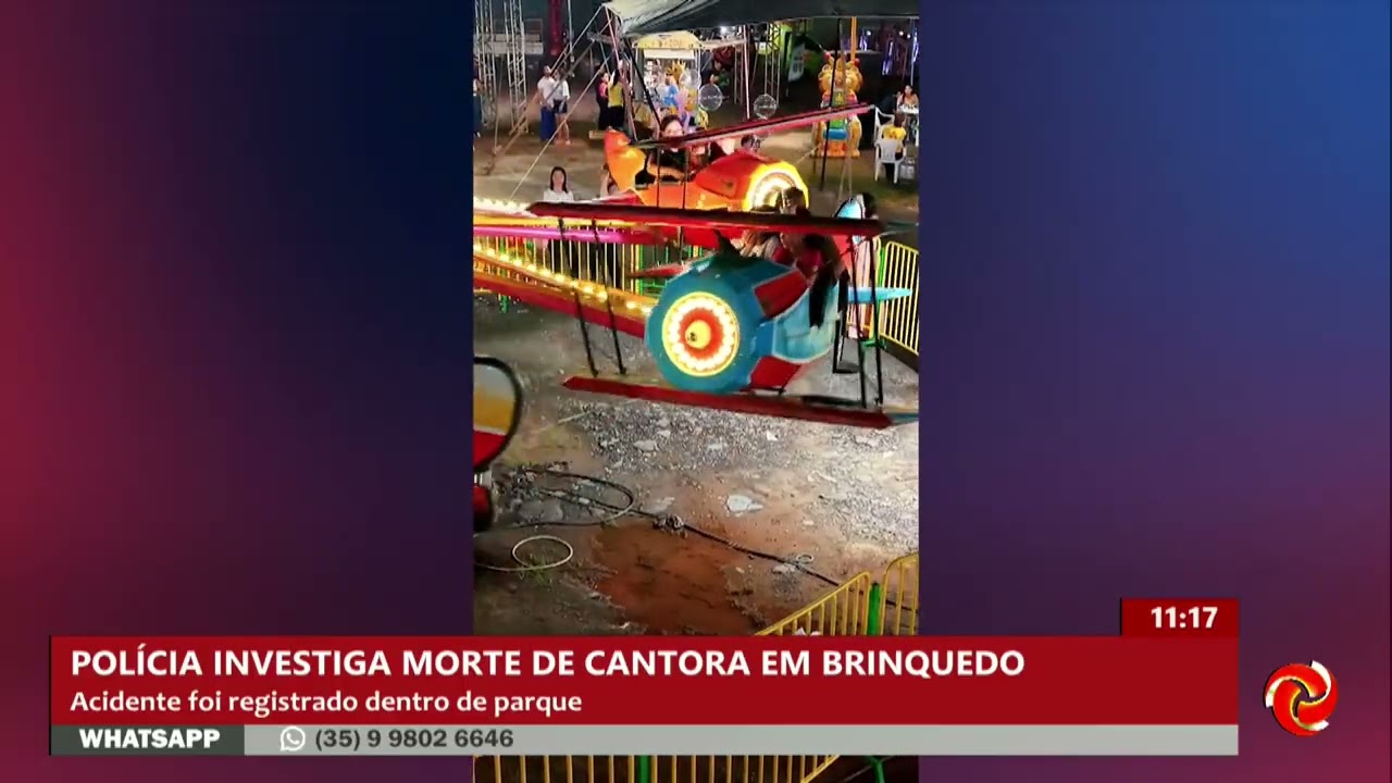 Polícia investiga morte de cantora gospel em parque de diversão