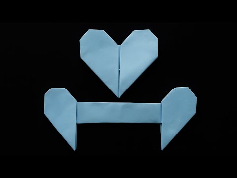 Como Fazer Um Coração De Origami Com Mensagem De Amo Passo A Passo