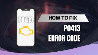 EASY P0413 Repair in Just 10 Minutes