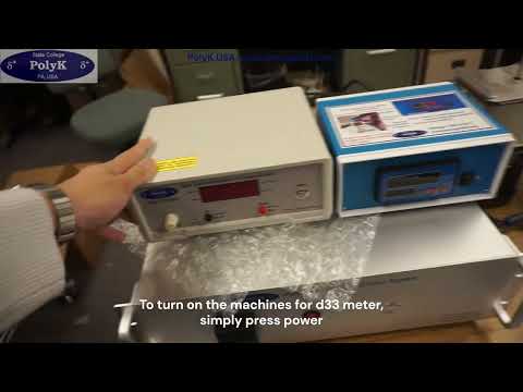 Instructions: PolyK d33 meter with temperature chamber and computer control