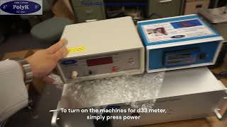 Instructions: PolyK d33 meter with temperature chamber and computer control