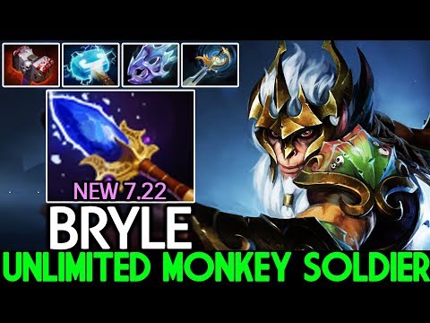 Bryle [Monkey King] Unlimited Monkey Soldier Crazy 32 Kills New Scepter Meta 7.22 Dota 2