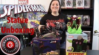 Marvel's Spider-Man (Miles Morales) and Mysterio Statue (Gamestop Exclusive - Diamond Select Toys)!