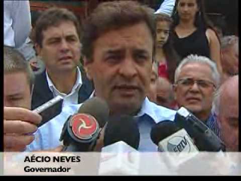 Governador Aécio Neves anuncia investimentos em Pouso Alegre