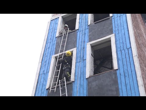 Аварийная разведка и спасение пожарных - соревнования МЧС
