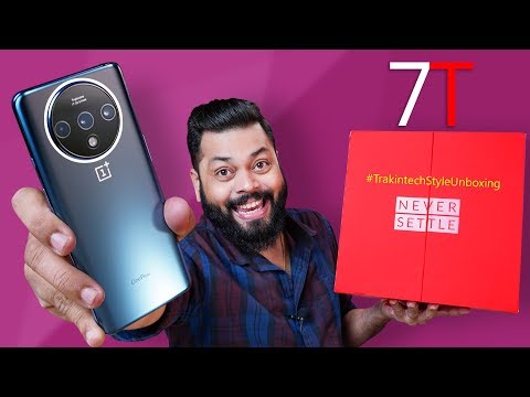 OnePlus 7T Unboxing & First Impressions ⚡⚡ Premium From Every Angle!
