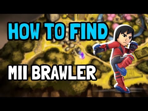 Smash Bros Ultimate - How To Find Mii Brawler In World Of Light (FAST GUIDE!)