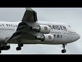 RARE Iron Maiden Ed Force One Boeing 747 428 Landing At Melbourne Airport TF AAK