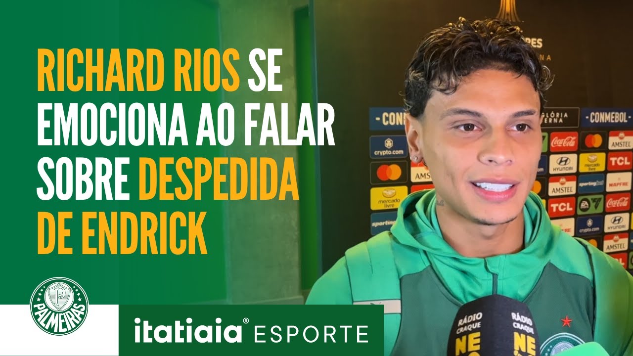 CLIMA DE DESPEDIDA? RICHARD RIOS COMENTA SAÍDA DE ENDRICK E SE FOI A ÚLTIMA PARTIDA PELO PALMEIRAS