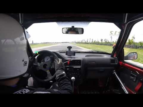 Cremona circuit on board - RSC 2016 - 106 Rallye 16V
