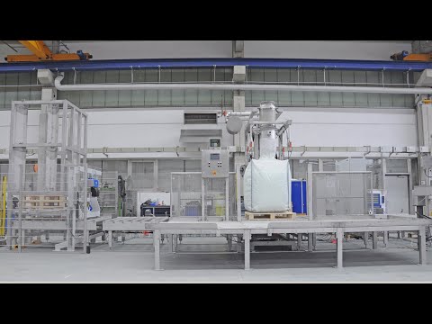 Big Bag Füllstation mit Palettenmagazin