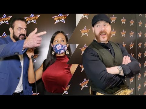 Drew McIntyre Confronts Sheamus During WWE Media Day!