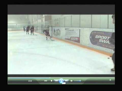Minor Hockey Player shoots Weak One Timer Shot
