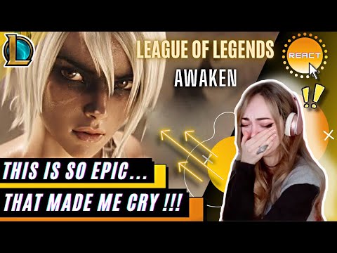FIRST TIME REACTING to AWAKEN  (ft Valerie Broussard) - | Season 2019 Cinematic - League of Legends