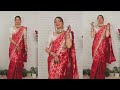 Karwa chauth Saree drapping tutorial | saree draping tutorial | karwa Chauth special | saree draping