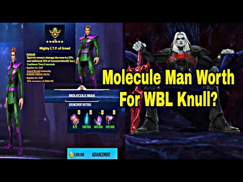 Molecule Man T3 Clear WBL Knull With Reforge Ctp of Greed - Marvel Future Fight