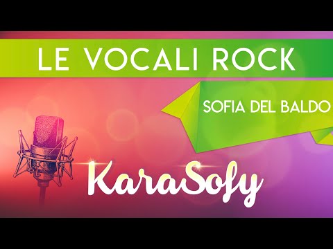 Le vocali Rock karaoke - AEIOU karaoke - Sofia Del Baldo