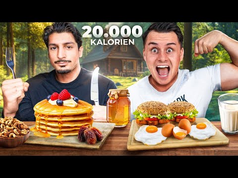 Can we manage 20,000 kcal in 24 hours with just "GOD'S FOOD"?