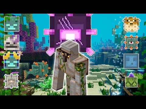 IRON GOLEM VS ALL HIDDEN DEPTHS MOBS | MINECRAFT DUNGEONS