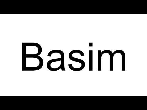 How to Pronounce Basim (Arabic)