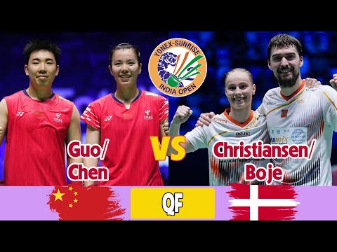 Guo/Chen (CHN) vs Christiansen/Boje (DEN) QF XD YONEX-SUNRISE India Open 2026